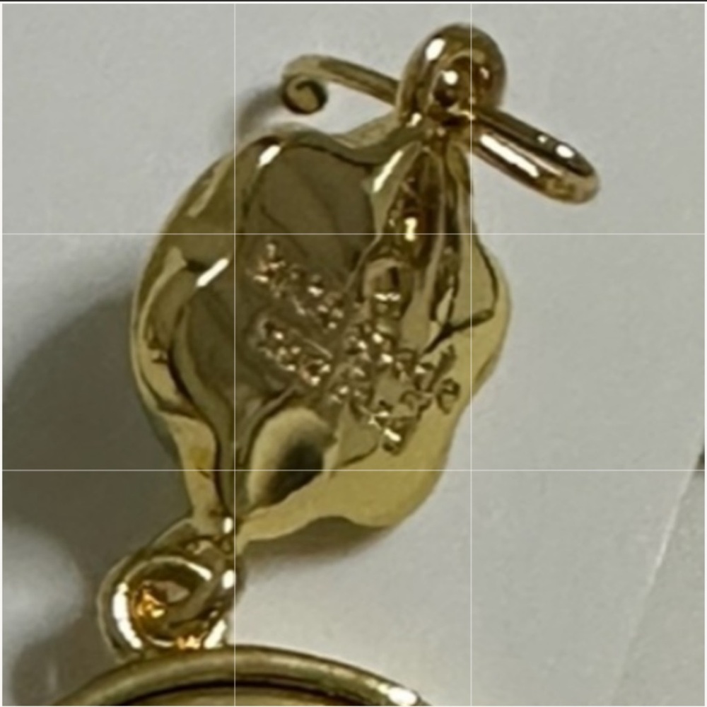 Kate Spade Gold and White Marble Earrings - Picture 4 of 5